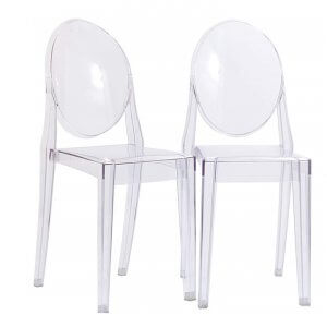 3700- Ghost Round Back Chair