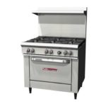G-Commercial Propane 4 Burner Stove With Griddle - Commercial Propane 4 Burner Stove With Griddle