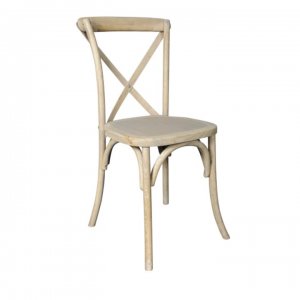 3101- Cross Back Chairs Natural