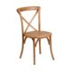 3102- Cross Back Chairs Oak