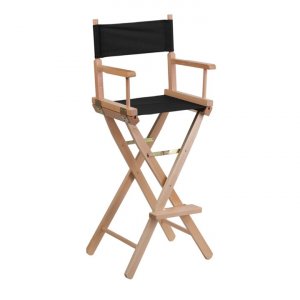 5000-Directors Chairs Black-Natural Frame