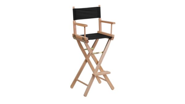 5000-Directors Chairs Black-Natural Frame