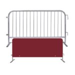 Barricades in Steel and Barricade Covers - 6ft Barricades