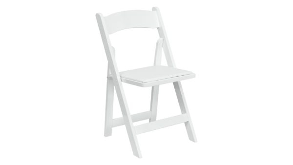 1003- Folding Chair Resin White