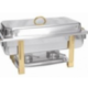 Stainless With Gold Trim 8 Qt - 8qt Rectangle