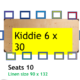 D5 Kids Tables - Kiddie 6X30