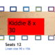 D5 Kids Tables - Kiddie 8X30