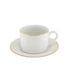 B# Gold Line China - Cup & Saucer