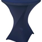 Spandex Navy Blue For Cocktail Tables - Spandex 24