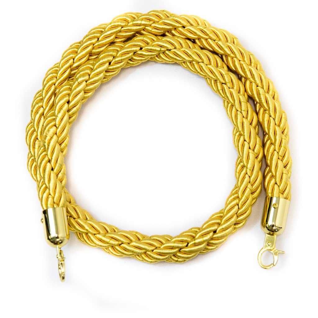 Stanchion Ropes With Gold Party Rentals NYC Party Rental Nation
