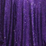 Sequin Tablecloth Purple - rectangle - 60X120