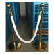 102 Gold Stanchion And Ropes - White Rope with gold tips