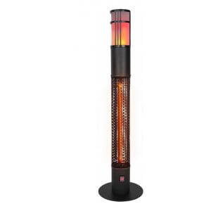 Electric Patio Heater,Outdoor Freestanding with LED Flame Light
