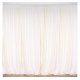 301 Pipe And Drape - ivory - 8-ft-hi-10ft-wide - Solid Spun Poly