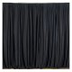 301 Pipe And Drape - black - 8-ft-hi-10ft-wide - Solid Spun Poly