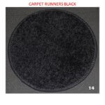 A3 Black Carpet Runners - Black Carpet Runners 3 X 10