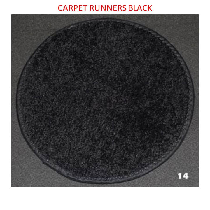 A3 Black Carpet Runners