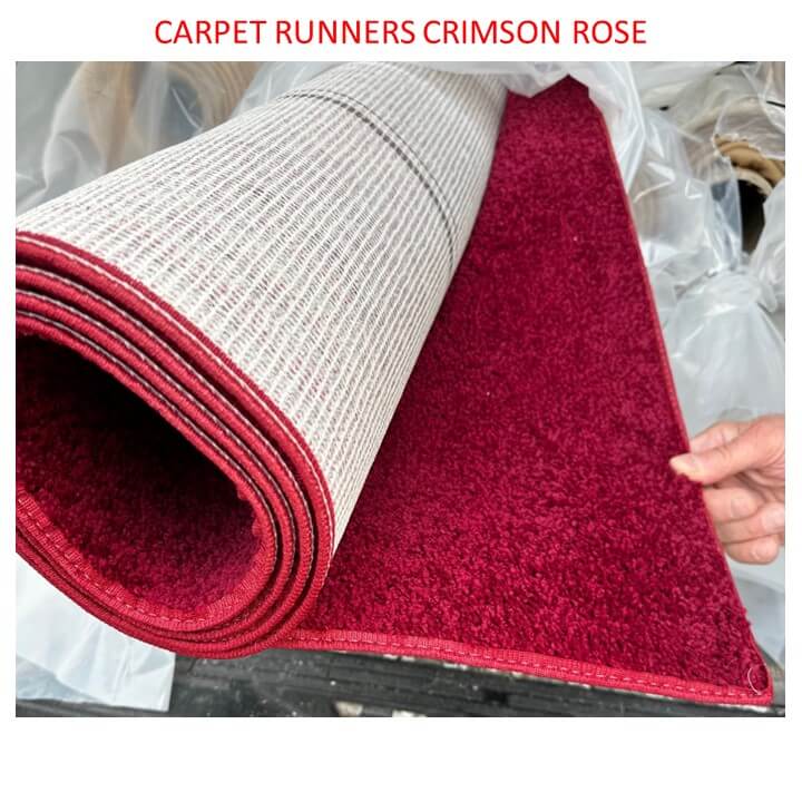 A7 Crimson Rose Carpet Runners