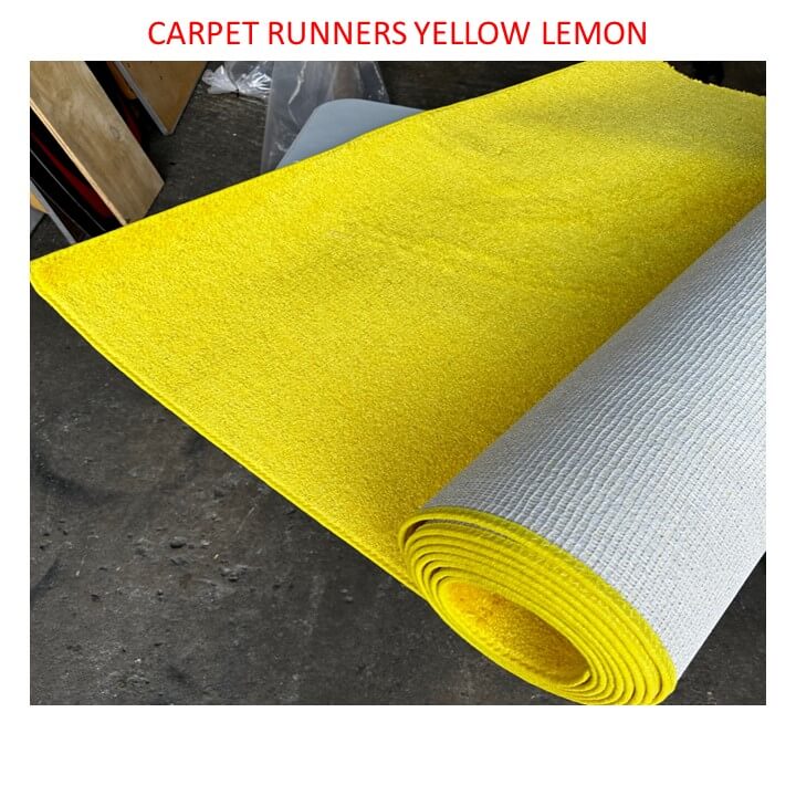 B5 Yellow Lemon Carpet Runners