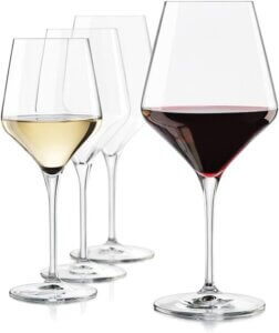 1000-Bianca Italiana Crystal Wine Glasses