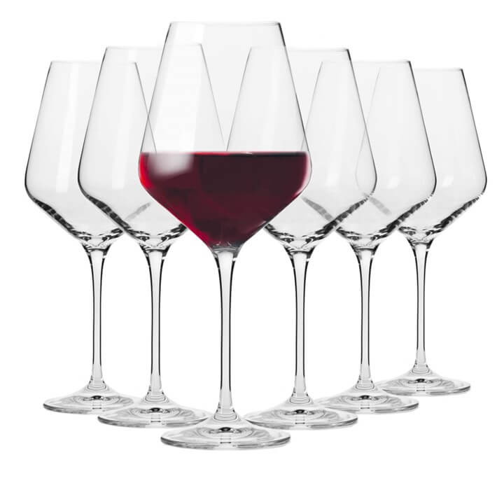 1000-Bianca Italiana Crystal Wine Glasses