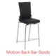 399 Lexington Modern Motion Back Bar Stool - Madison Modern Motion Back Bar-Stool Black