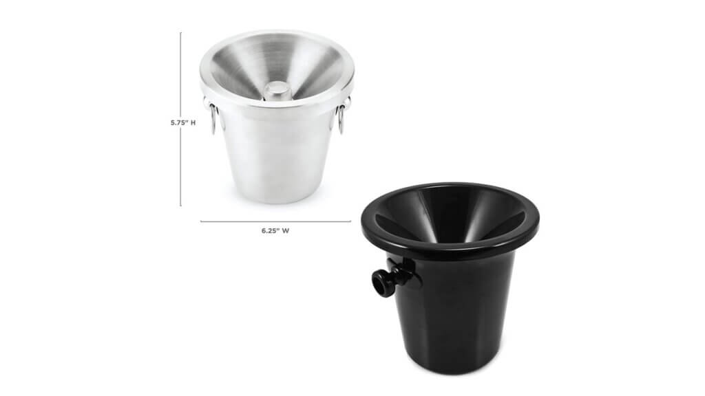 True Spittoon Wine Bucket 4Pcs Wine Tasting Dump Bucket