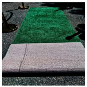 B2 Forest Green Carpet Runners